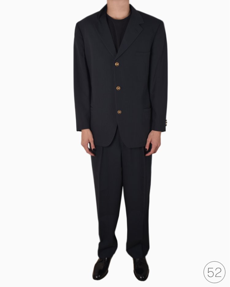 Terno Versace Original Blazer e Calça Cinza masculino
